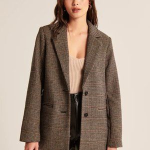 Abercrombie Womens' Wool-Blend Blazer Coat- NWOT Size XS